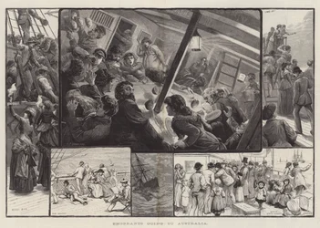 Emigrants going to Australia